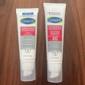Cetaphil Redness Relieving Day and Night moisturizers